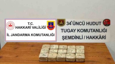 Hakkari’nin Şemdinli ilçesinde güvenlik güçleri tarafından sınır hattında yapılan operasyon