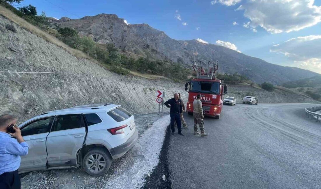 Hakkari-Van karayolunda meydana gelen bir trafik kazasında 3 kişi yaralandı.
