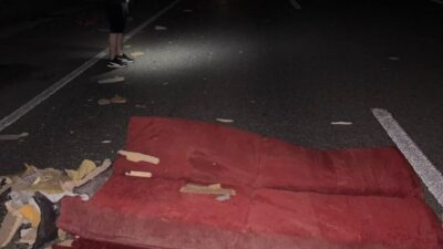 Hasankeyf ilçesine yakın bir noktada, gece geç saatlerde dikkat çeken