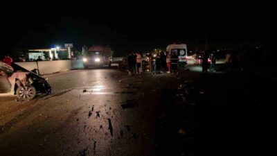 Hatay’ın Hassa ilçesine bağlı Ardıçlı Mahallesi’nde meydana gelen trafik kazasında,