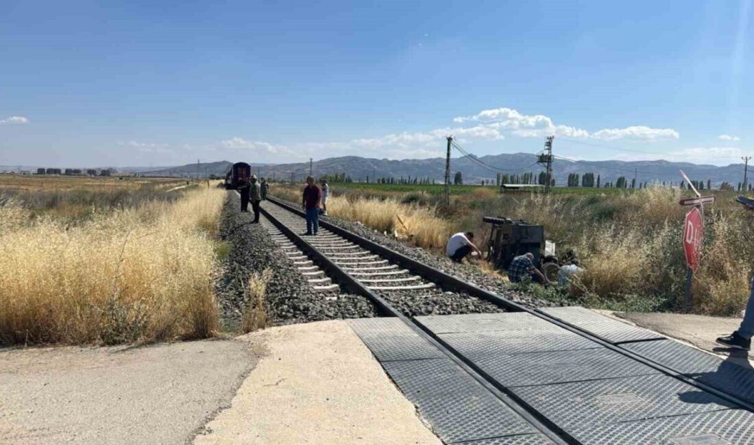 Afyonkarahisar ilinde meydana gelen bir tren kazasında, bir kişi öldü