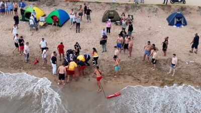 Kocaeli’nin Kandıra ilçesinde pazar günü denize girdikten sonra kaybolan 26