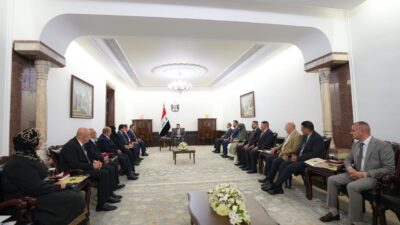 Irak Başbakanı Ali Zeydi, Bedir Örgütü heyetiyle yaptığı toplantıda, Haşdi