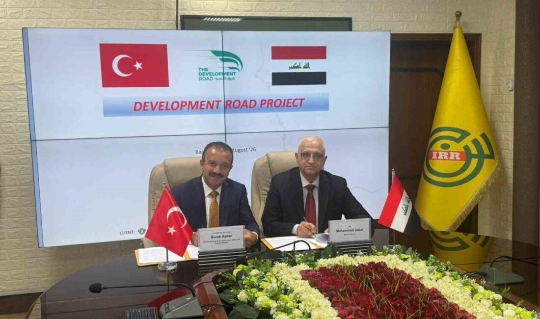 Irak’ın başkenti Bağdat’ta, Irak ve Türkiye arasında Kalkınma Yolu Projesi’nin