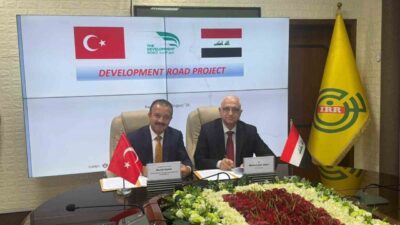 Irak’ın başkenti Bağdat’ta, Irak ve Türkiye arasında Kalkınma Yolu Projesi’nin