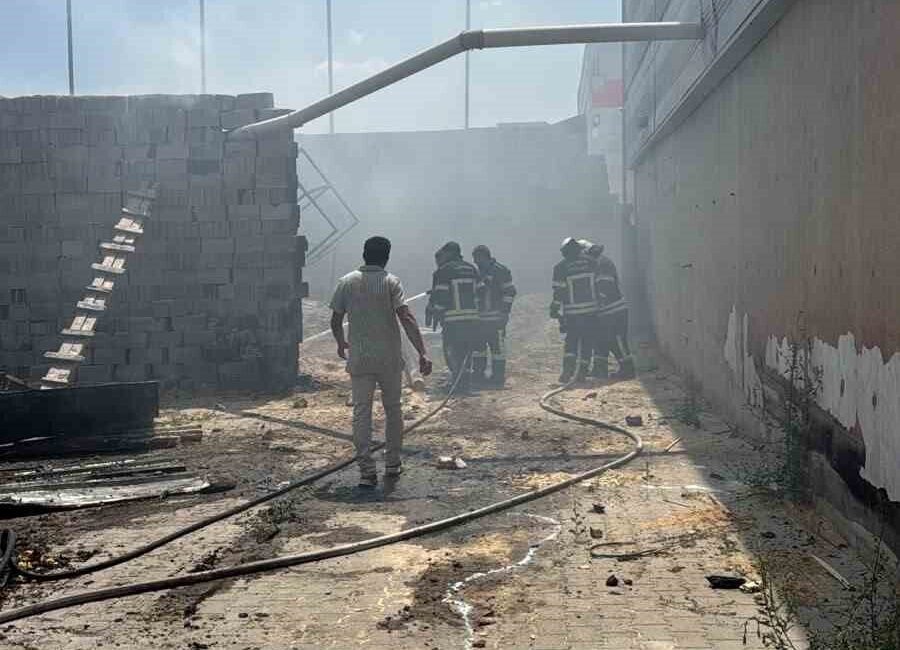 Kocasinan ilçesinde bulunan bir işyerinde çıkan yangın, hızlı müdahale sayesinde