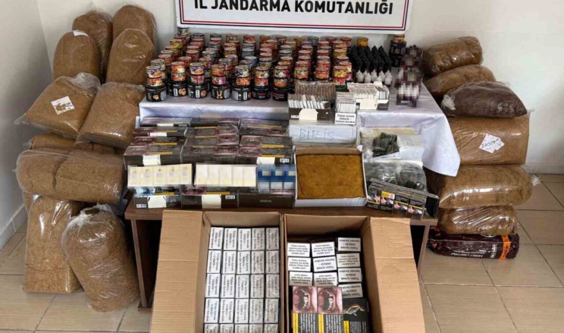 Kayseri’de jandarma ekipleri tarafından gerçekleştirilen operasyonda 24 bin 400 adet