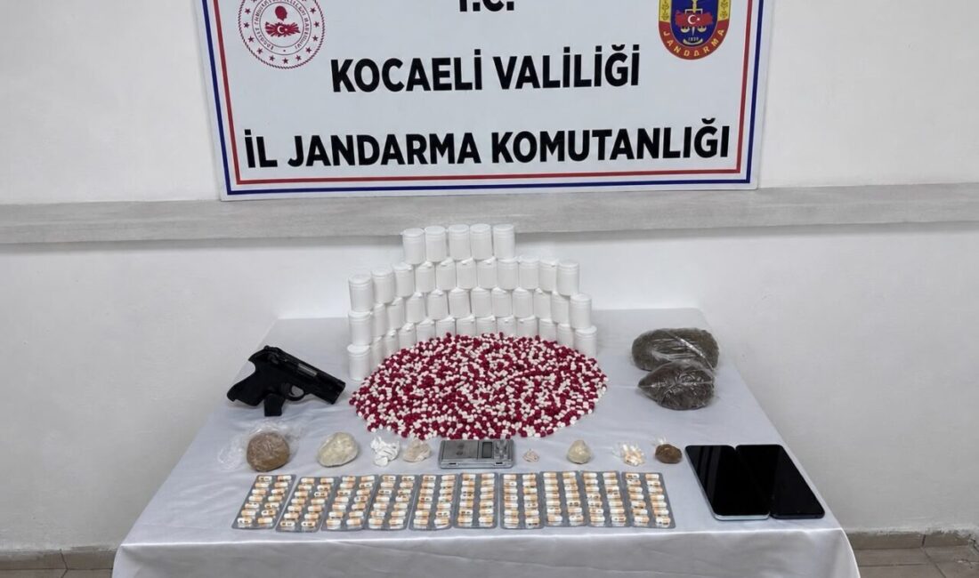 Kocaeli İl Jandarma Komutanlığı Narkotik Suçlarla Mücadele ekipleri tarafından gerçekleştirilen