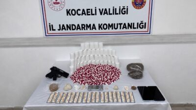 Kocaeli İl Jandarma Komutanlığı Narkotik Suçlarla Mücadele ekipleri tarafından gerçekleştirilen