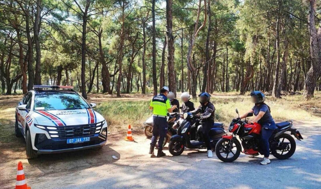 Antalya’da motosiklet kazalarının azaltılması ve trafik güvenliğinin sağlanması amacıyla yapılan