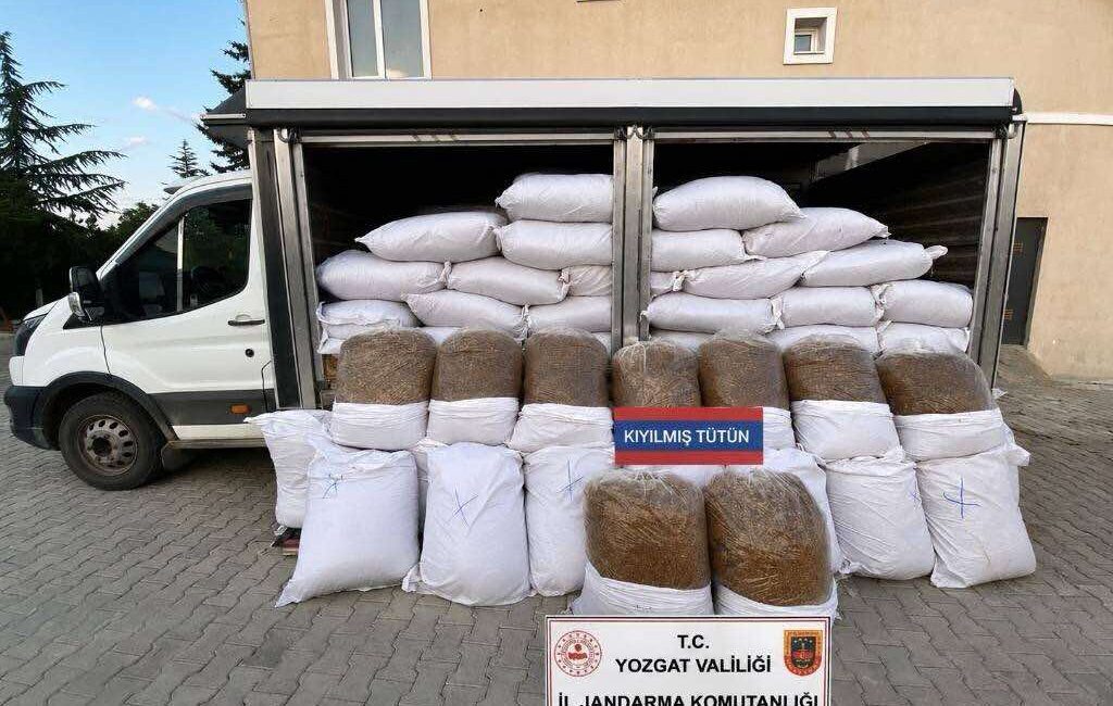 Yozgat İl Jandarma Komutanlığı ekiplerinin kaçakçılıkla mücadele çalışmaları kapsamında Sorgun