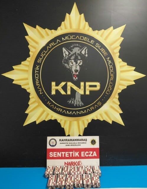 Kahramanmaraş’ta düzenlenen bir operasyonda, Narkotik Suçlarla Mücadele Şube Müdürlüğü ile