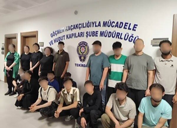 Marmaraereğlisi ilçesinde polis ekipleri tarafından durdurulan bir araçta, yasa dışı