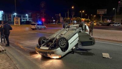 Kocasinan ilçesindeki Yeşil Mahalle Erkiet Bulvarı’nda meydana gelen trafik kazasında,