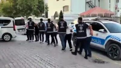 Konya’da, park halindeki bir kamyonetin camını kırarak içerisinde bulunan 450