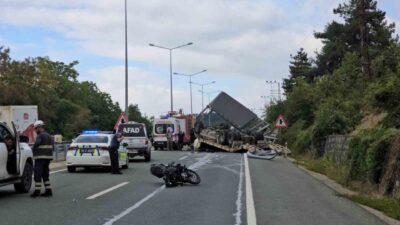 Karabük-Bartın karayolunda meydana gelen bir trafik kazasında, kontrolden çıkan ve
