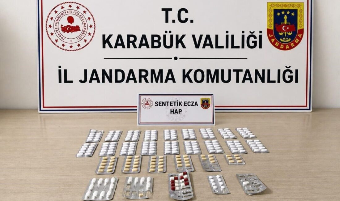 Karabük’te düzenlenen uyuşturucu operasyonlarında 273 adet sentetik hap ve amfetamin