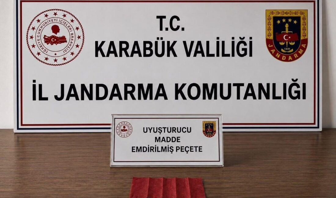 Karabük’te jandarma ekipleri tarafından düzenlenen dört ayrı operasyonda uyuşturucu madde