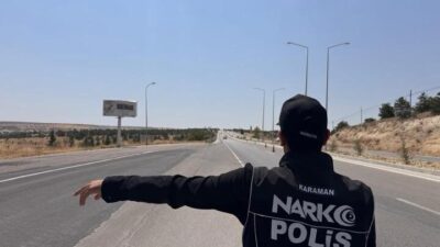 Karaman’da polis ekiplerinin son bir haftada gerçekleştirdiği denetimlerde uyuşturucu ve