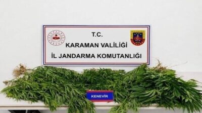 Karaman ilinde Jandarma ekipleri tarafından son bir hafta içerisinde yapılan