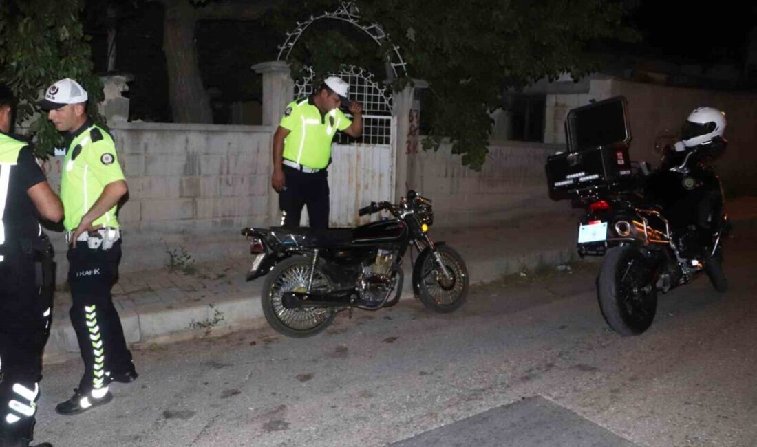 Karaman’da polisin ‘dur’ ihtarına uymayan ve ardından motosikletini terk edip