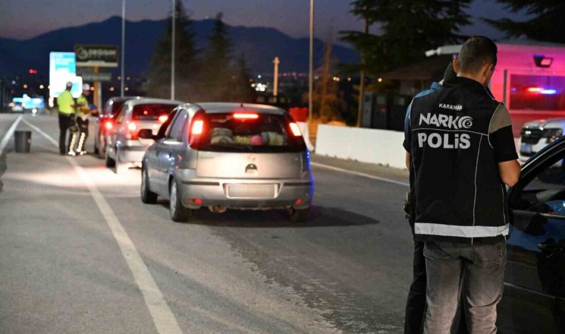 Karaman’da polis tarafından gerçekleştirilen asayiş ve trafik denetimlerinde, çeşitli suçlardan