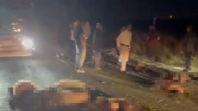Muş’un Malazgirt ilçesi ile Bulanık ilçesi arasındaki kara yolunda bir