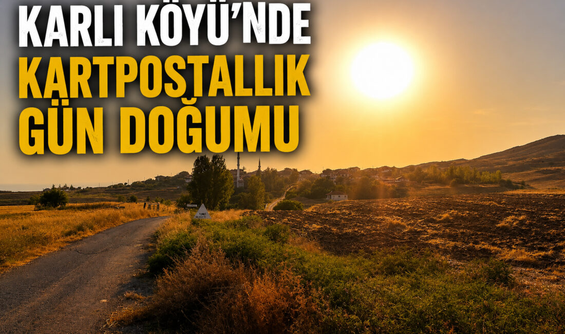 Yerköy ilçemize bağlı Karlı köyünde sabahın ilk ışıklarıyla birlikte ortaya