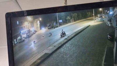 Eskişehir’de bir motosikletin bir yayaya çarpması sonucu meydana gelen ve