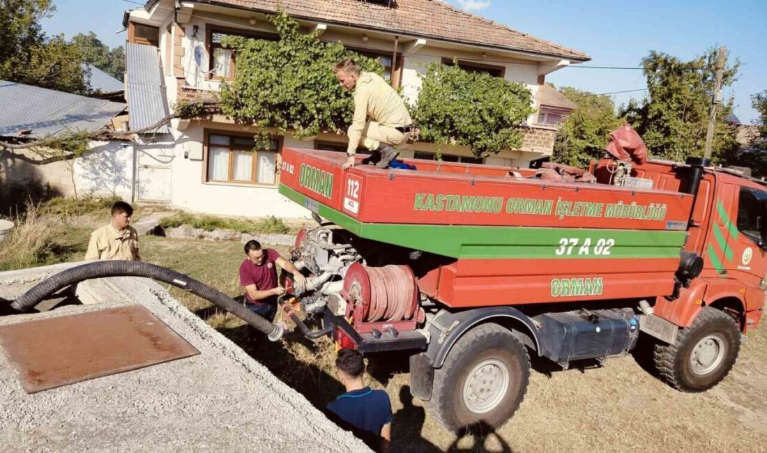 Kastamonu’nun Merkez ilçesi Subaşı köyünde meydana gelen yangında bin 500