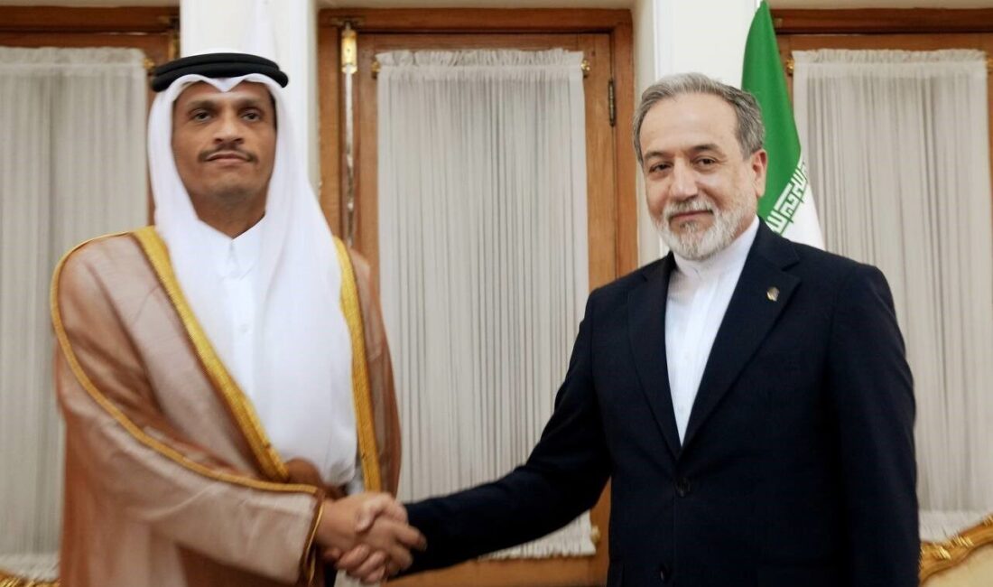 Katar Dışişleri Bakanı Muhammed bin Abdurrahman Al Thani ile İran