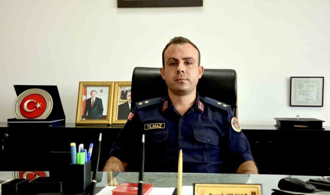 Samsun Kavak İlçe Jandarma Komutanlığı’na atanan Jandarma Üsteğmen Burak Yılmaz,