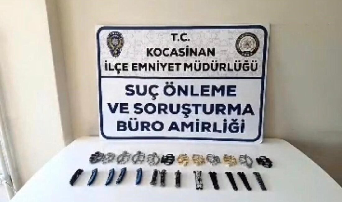 Kayseri’de polis ekipleri, ateşli silah ve diğer tehlikeli aletlerin satışını