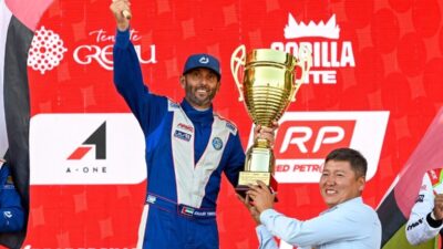 Victory Team pilotu Shaun Torrente, Orta Asya tarihinde ilk defa