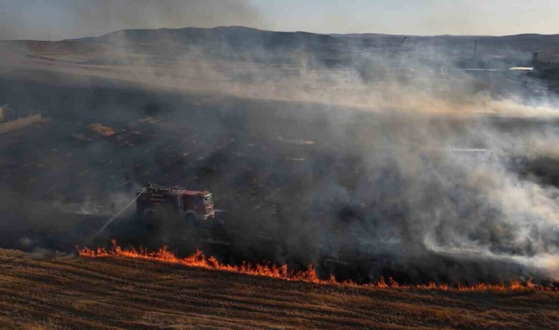 Kırıkkale’de son iki ay içinde anız yangınlarına sebep olan 8