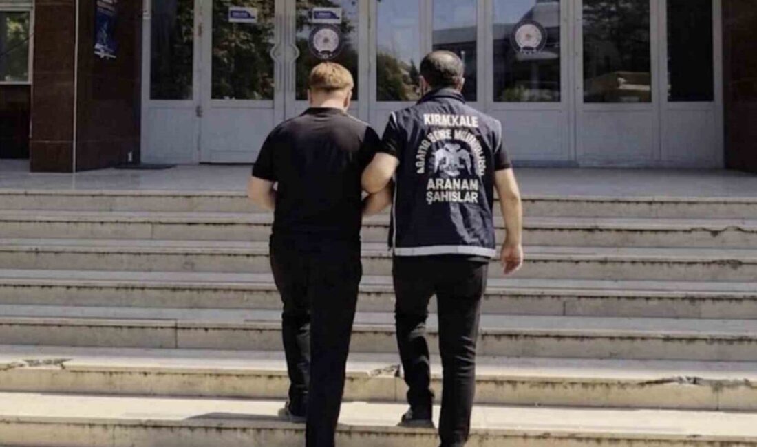 Kırıkkale’de polis ekipleri tarafından gerçekleştirilen bir operasyonda, kesinleşmiş hapis cezası