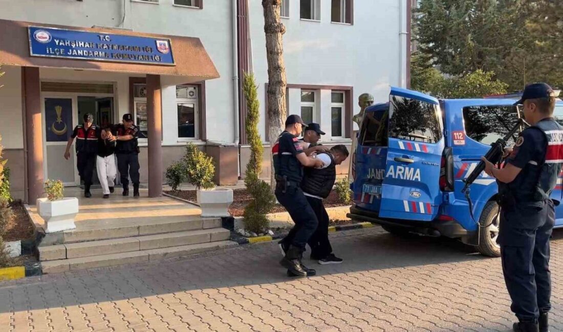 Kırıkkale’de, jandarma ekipleri tarafından yürütülen 3 ayrı operasyonda gözaltına alınan