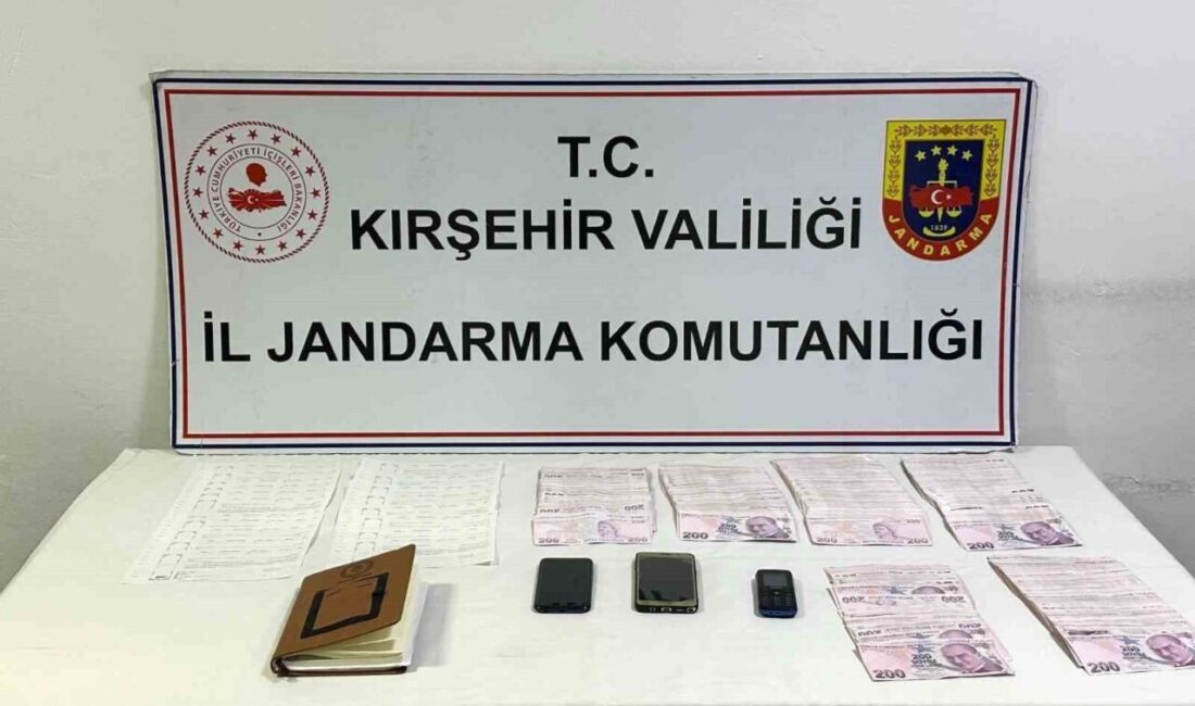 Kırşehir’de Jandarma ekipleri, tefecilik yaptığı belirlenen şüphelilere karşı bir operasyon