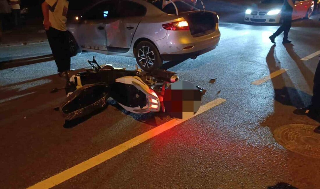 Kırşehir’de meydana gelen trafik kazasında, ters yöne giren bir motosiklet