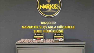 Kırşehir’de gerçekleştirilen bir operasyonda, bir ikamette yapılan aramada 978 adet