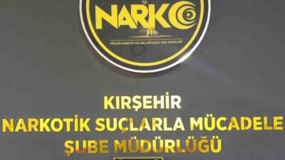 Kırşehir’de polis ekipleri tarafından gerçekleştirilen iki ayrı operasyonda uyuşturucu madde