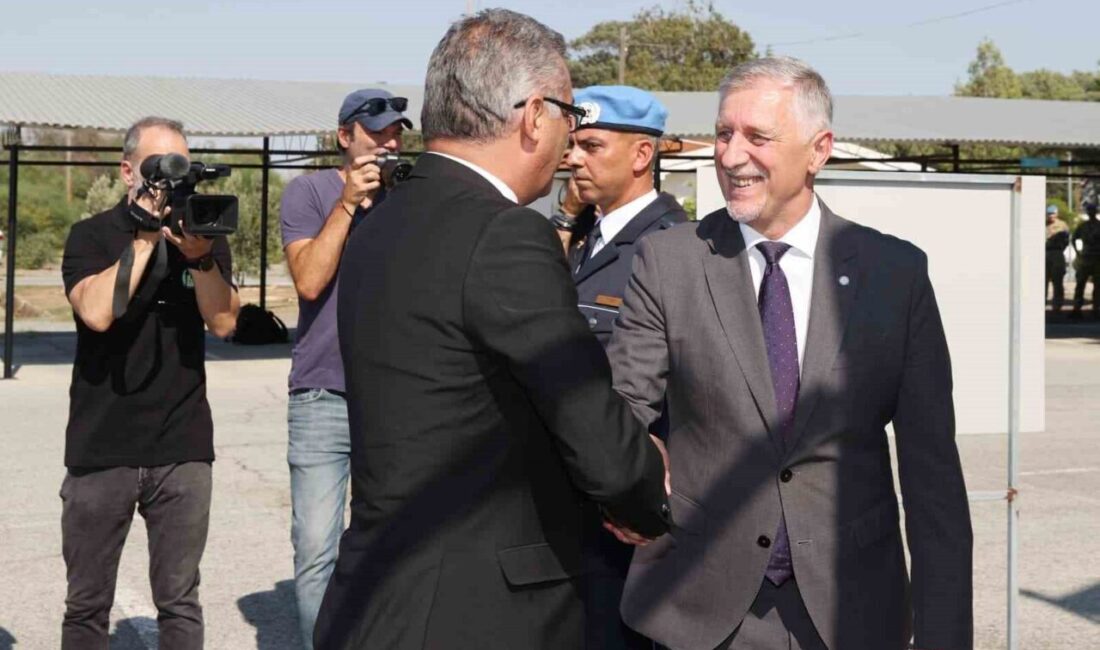 Kuzey Kıbrıs Türk Cumhuriyeti (KKTC) Cumhurbaşkanı Tufan Erhürman ile Güney
