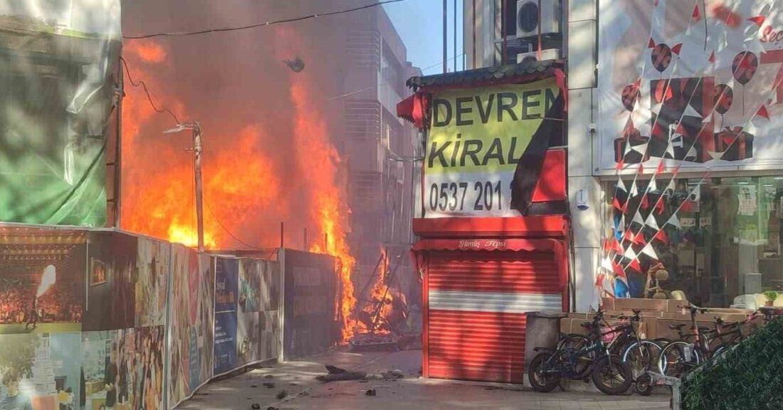 Kocaeli’de, Hacıhalil Mahallesi Zübeyde Hanım Caddesi üzerinde bulunan bir konteynerde
