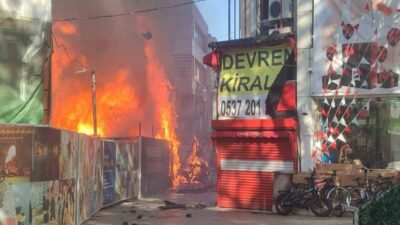 Kocaeli’de, Hacıhalil Mahallesi Zübeyde Hanım Caddesi üzerinde bulunan bir konteynerde