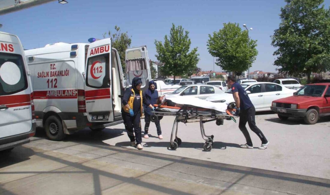 Konya’nın Beyşehir ilçesinde bir trafik kazası meydana geldi, sürücü ağır
