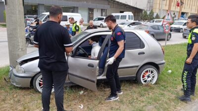 Bir trafik kazası, Bursa’nın İnegöl ilçesinde meydana geldi ve kazada