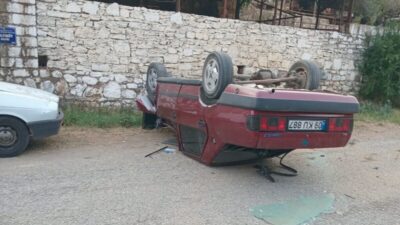 Aydın’ın Efeler ilçesinde, iddiaya göre önüne çıkan motosiklete çarpmamak için