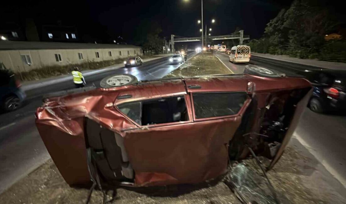 Eskişehir’de bir sürücü, dün gece saatlerinde Eskişehir çevreyolu Bursa istikametinde
