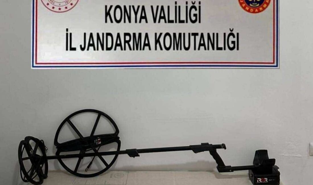 Konya’da Jandarma ekiplerinin gerçekleştirdiği operasyonlarda 764 sikke bulundu. Konya İl