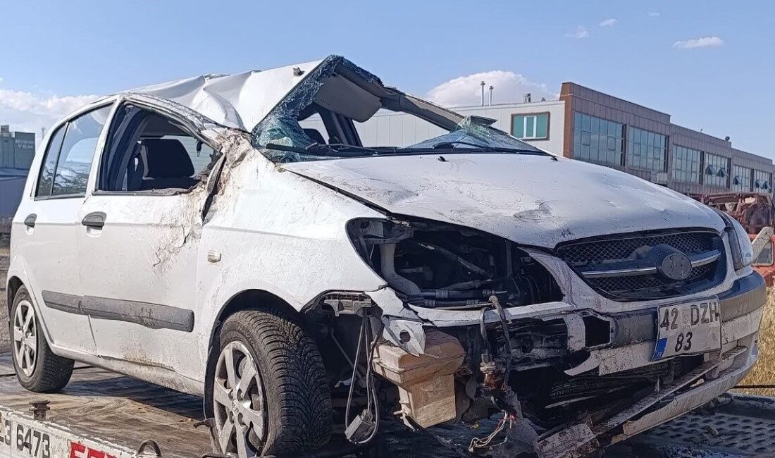 Konya’nın Derebucak ilçesinde meydana gelen bir trafik kazasında 4 kişi